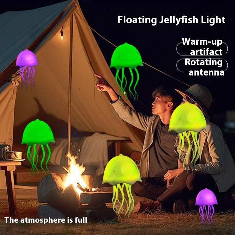 Jellyfish Lamp USB Colorful Voice Control Swimming Ambience Light