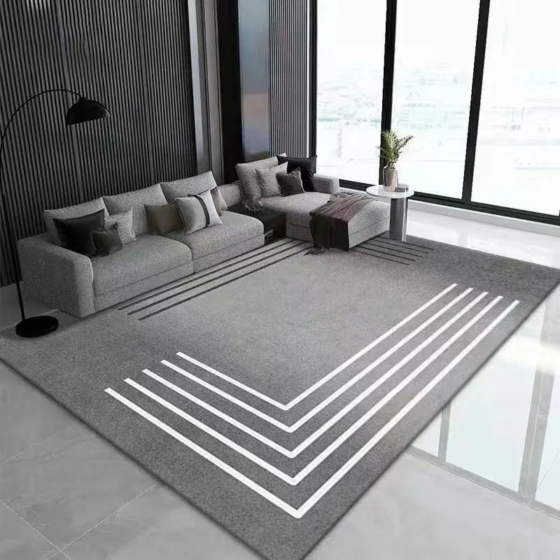 Nordic geometric rugs livingroom carpet dirt resistant easy to clean sofa blanket silent non-slip hairless carpet