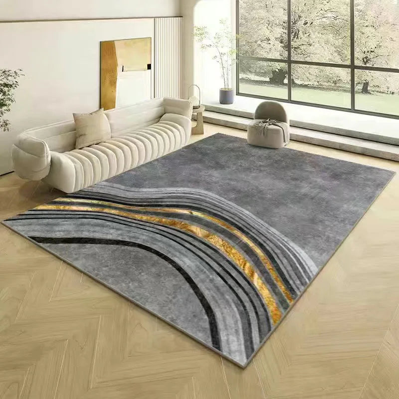 Nordic geometric rugs livingroom carpet dirt resistant easy to clean sofa blanket silent non-slip hairless carpet