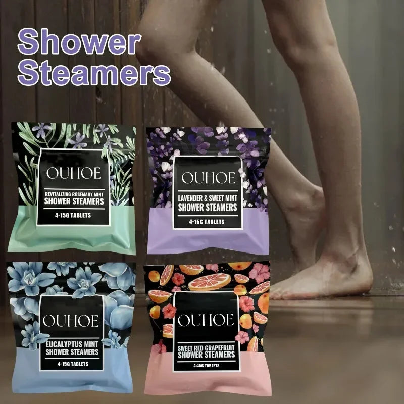 Aromatherapy Shower Steamers Vapor Tablets Stress Fatigue Relief Sleep Relaxation Slimming and Home Refreshing Spa Bathbombs